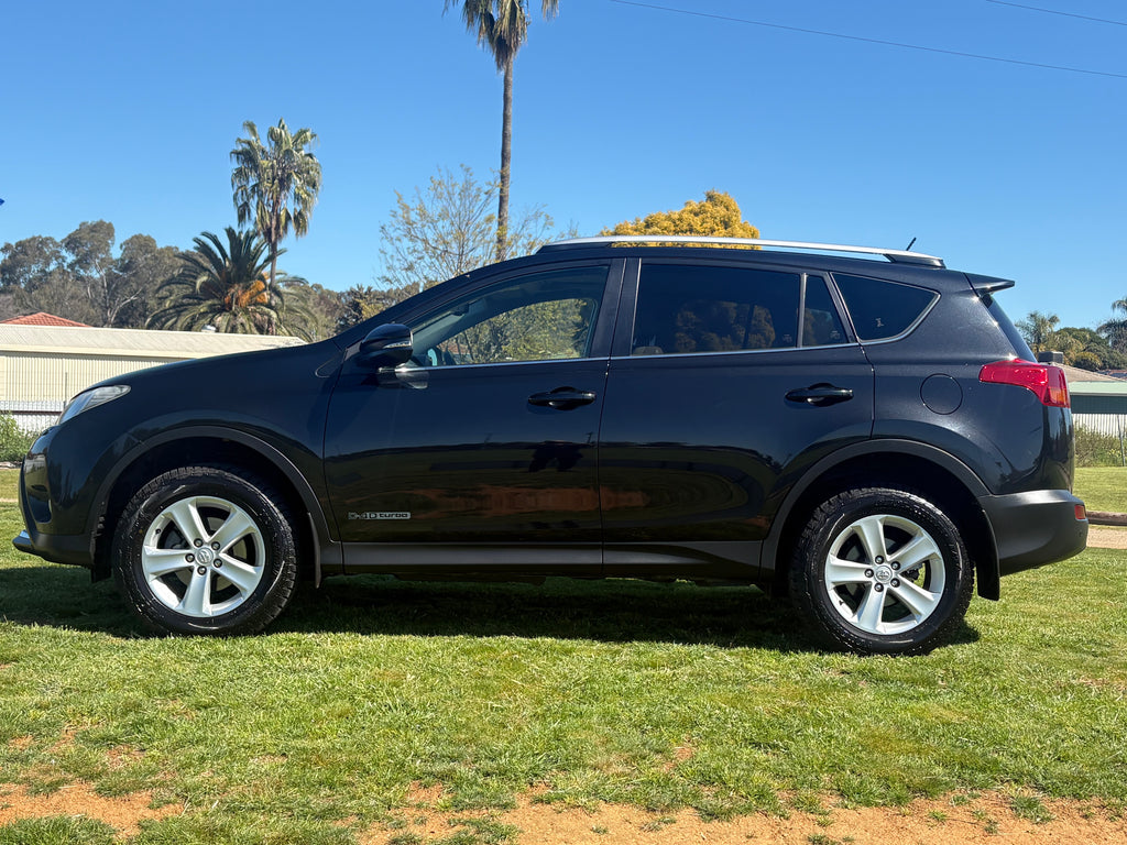 2013 BLACK TOYOTA RAV4 40 SER STATION WAGON