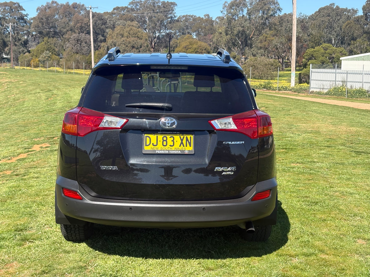 2013 BLACK TOYOTA RAV4 40 SER STATION WAGON