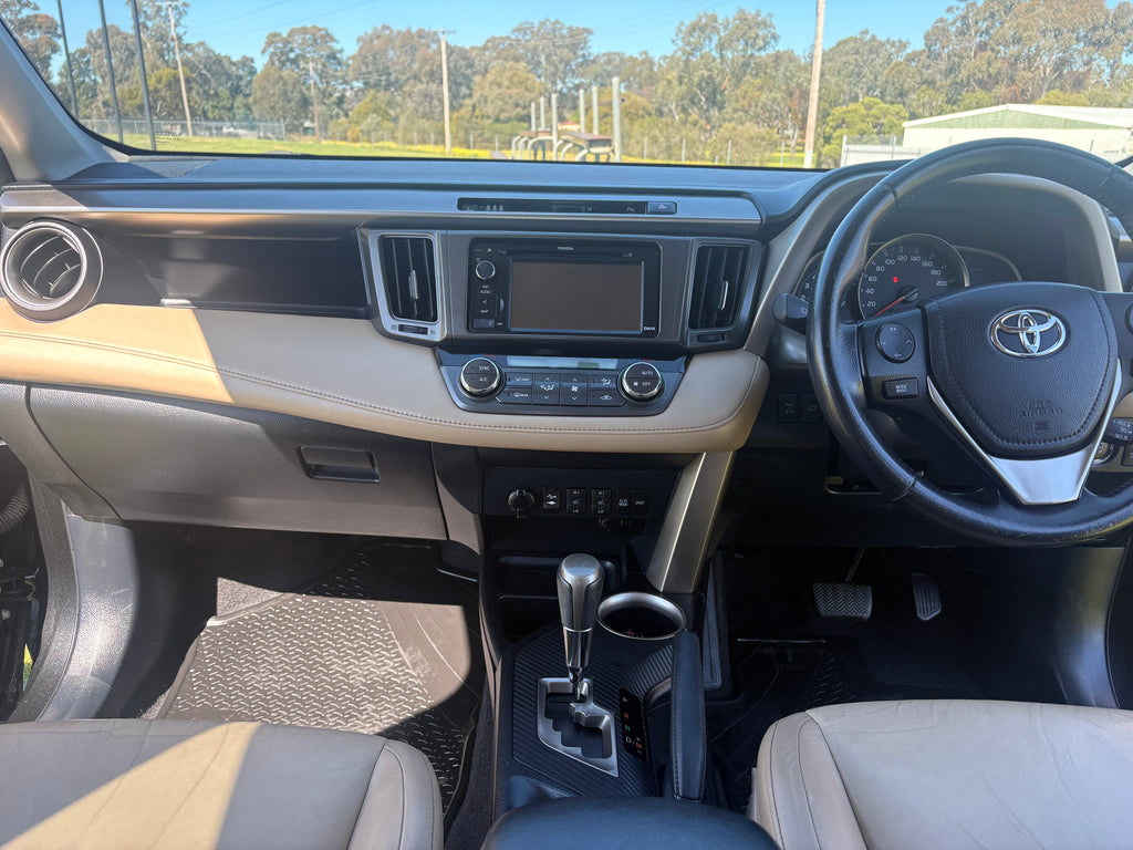2013 BLACK TOYOTA RAV4 40 SER STATION WAGON